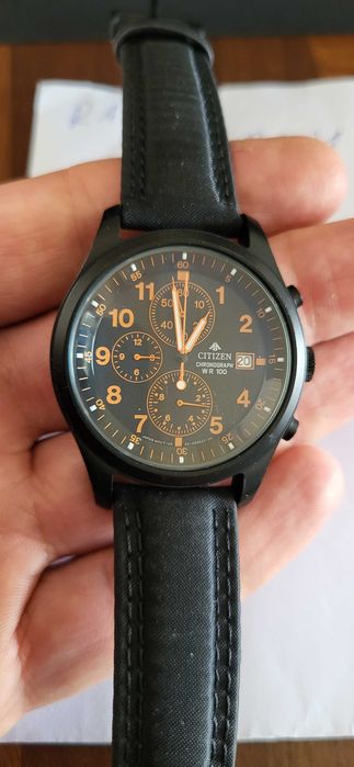 Zegarek Citizen Promaster Black chronograf 100m