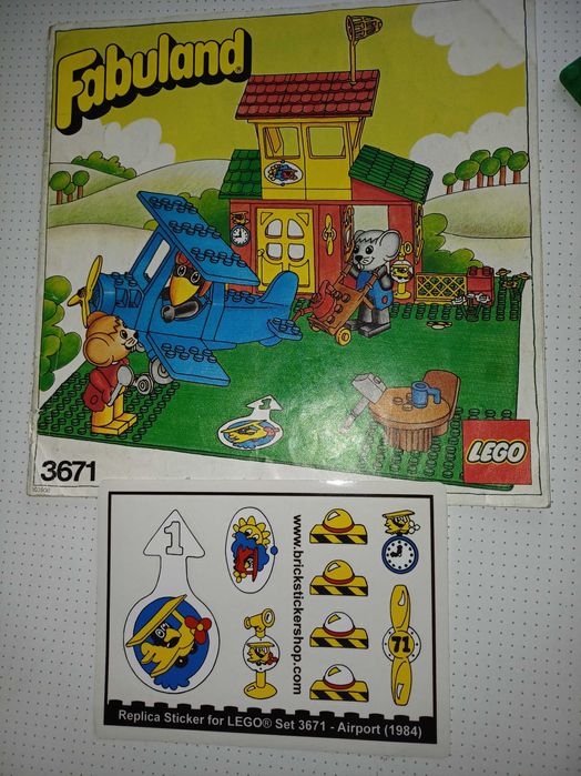 Lego Fabuland 3671 aeroporto