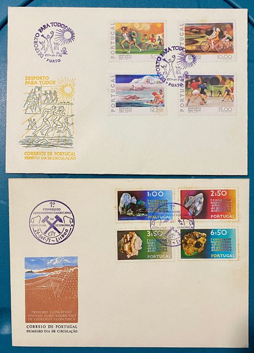 Envelopes Selos Primeiro Dia