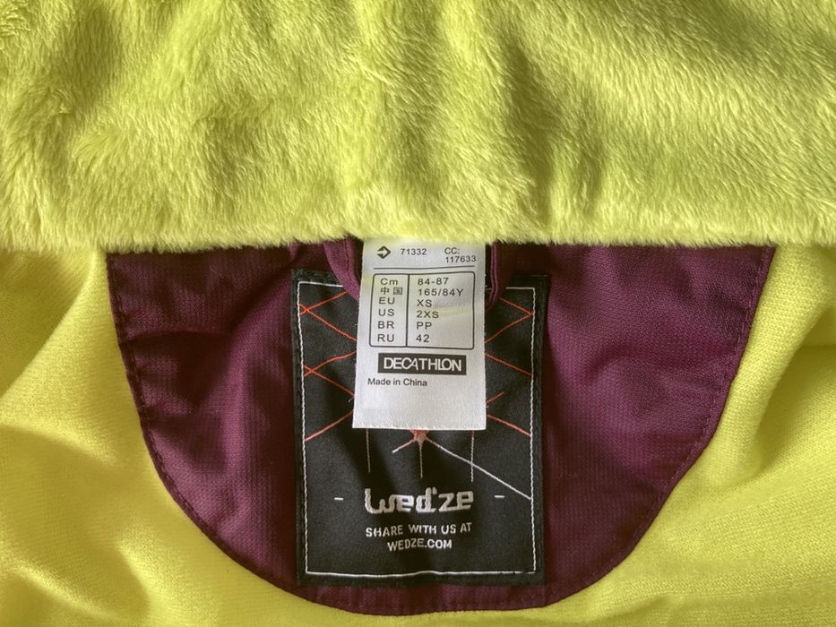 Casaco Wedze Ski Snowboard Neve Ameixa XS