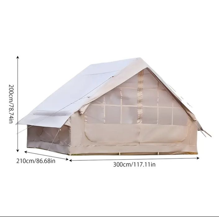 Tenda insuflável