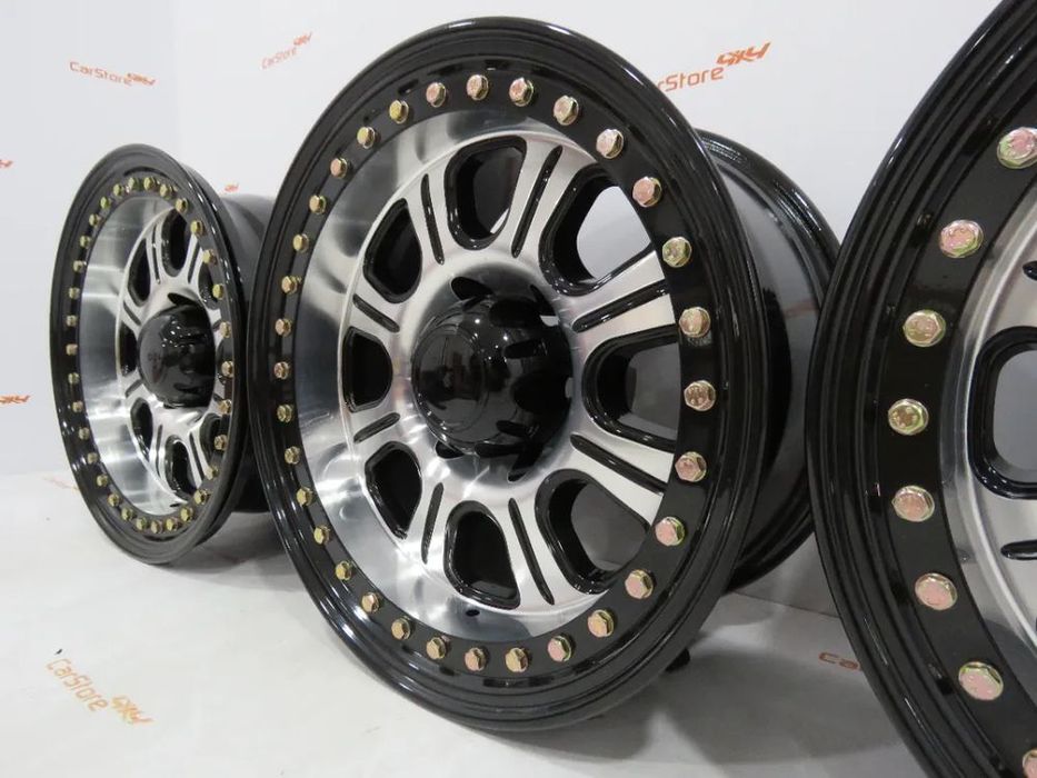 Jantes em alumínio com Beadlock Monstter Racing 16x8 ET-25 6x139.7