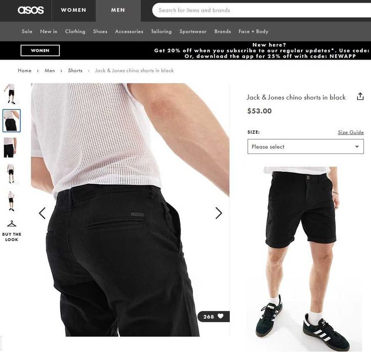 шорты чино chino Jack & Jones (Англия)  р. S