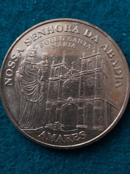 Medalha nossa senhora da Abadia Amares, rara .