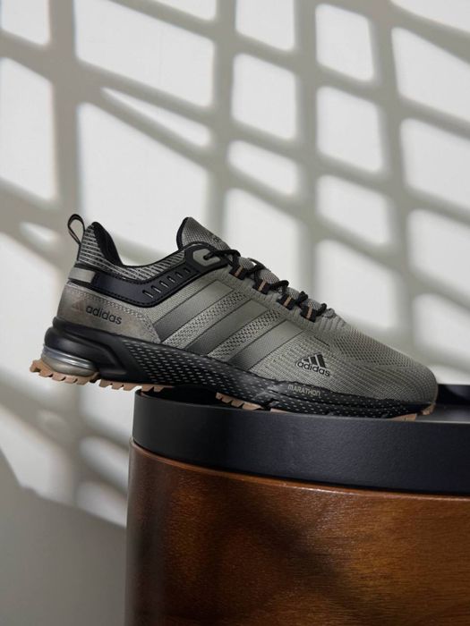 ТОП! Чоловічі кросівки Adidas Marathon Olive Black 41 42 43 44 45 46