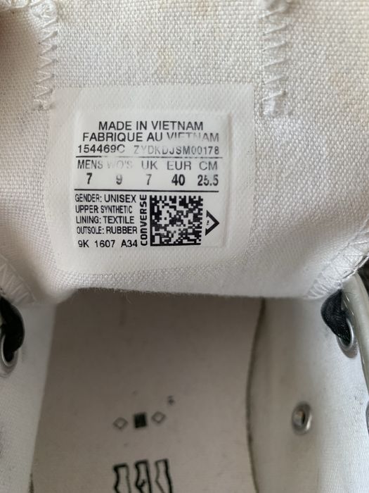 Converse All Star unisex kolor szrebrny