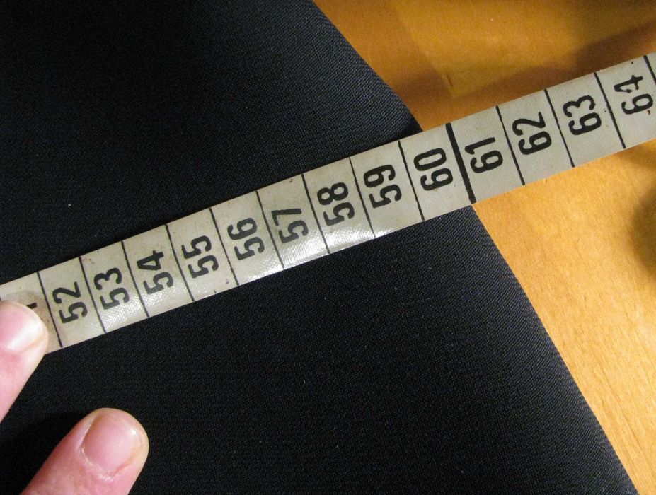 Eleganckie, klasyczne czarne spodnie damskie OLA - rozmiar 46