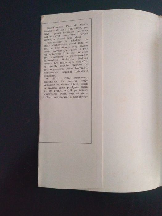 Pamiętniki Kardynała Retza tom l ll kpl. - A i M. Bocheńscy