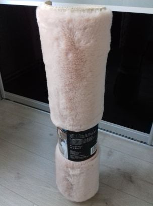 60x110 cm MIĘKKI DYWAN RABBIT KRÓLIK shaggy ivory