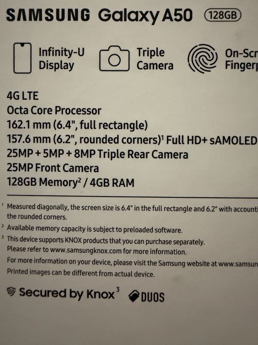 Samsung Galaxy A50  4G