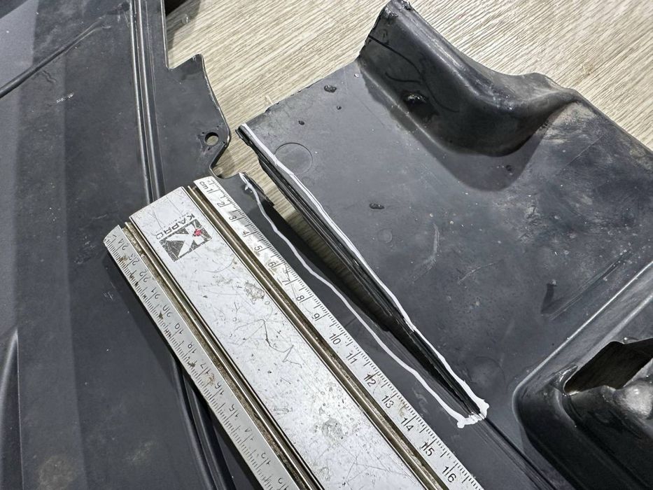 Бампер передний VW Tiguan 2 Allspace (2021 - 2025 г.) Спойлер Накладка