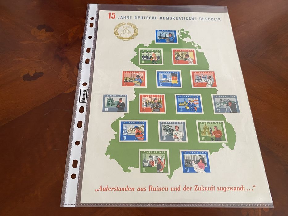 DDR Blok znaczki