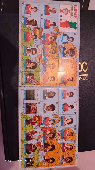 Caderneta de futebol 84 completa