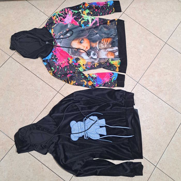 Mega paka-spodnie ADIDAS , bluzy modne ,dres  leginsy 4F ZESTAW 36-38