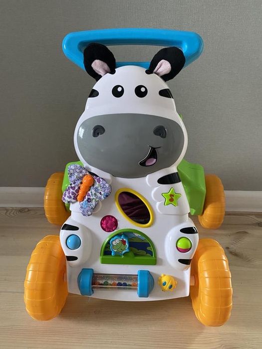 Ходунки-каталка, талокар зебра з новим ніблером Akuku у подарунок