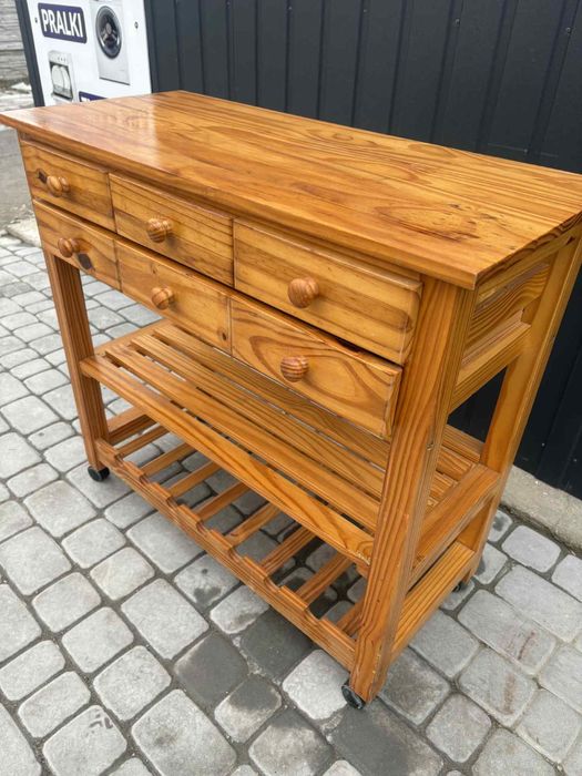 Piękny drewniany w 100% barek sosnowy.Transport.Okazja.Wysyłka.Polecam