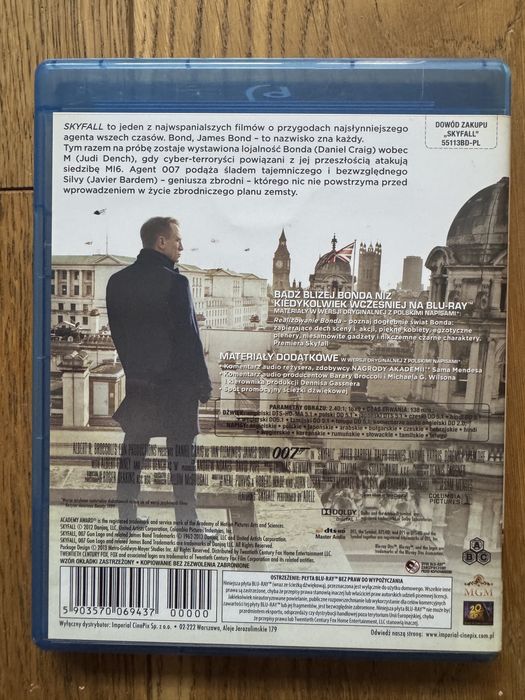 Skyfall, polskie wydanie w stanie idealnym