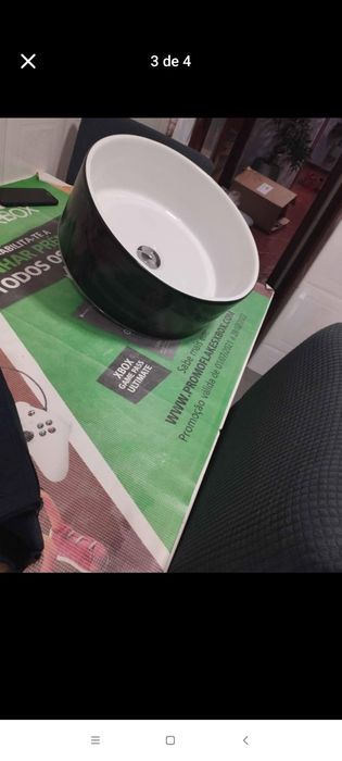 Lavatório de pousar