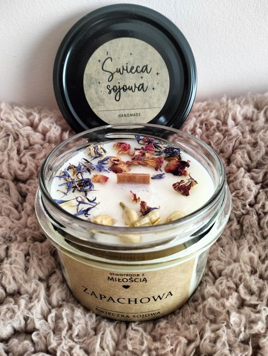 Świeca,świece, sojowe, zapachowe na prezent, ręcznie robione