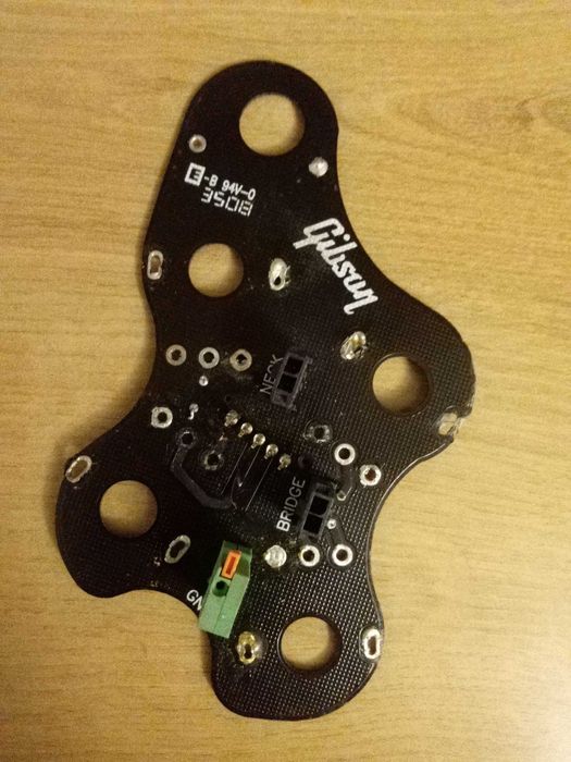 Oryginalna płytka Gibson SG, control plate, gitara