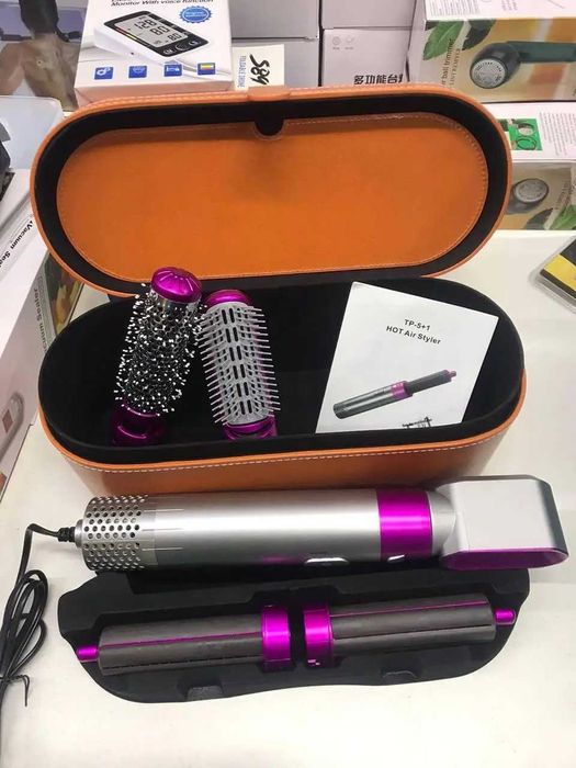 Фен - Стайлер 5в1 Коробка чехол, Мультистайлер 5 в 1 , Ионный стайлер