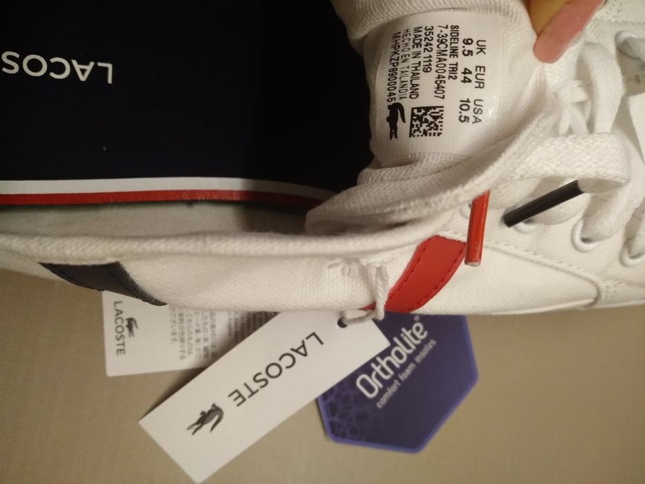 Buty Lacoste Sideline Tri 2 r. 44 - oryginał