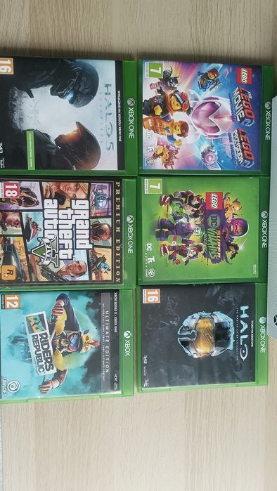 Xbox one s 500GB +6 gier