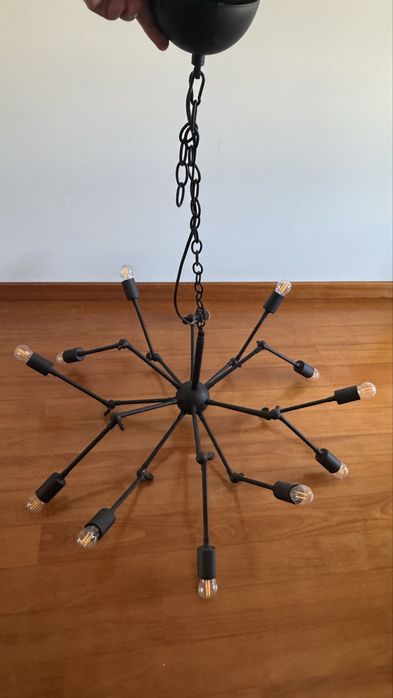 Candeeiro suspenso preto Area Store