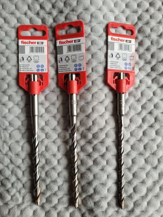 Wiertła Udarowe Fisher SDS Plus II Pointer 100/160 Średnica 7/8/9 mm