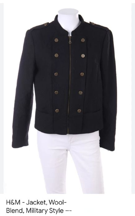 Жакет H&M в мілітарі стилі (розмір М)