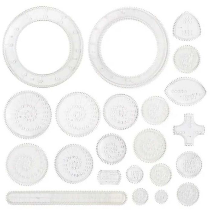 Спирограф, набор для творчества, , развивающаярисование детская игрушк