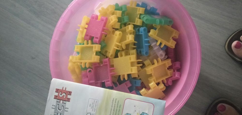 Klocki clics glitter