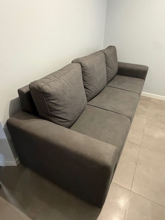 Sofá 3 Lugares Cinzento