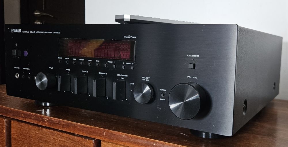 Amplituner sieciowy YAMAHA R-N602, MusicCast, Spotify, Tidal