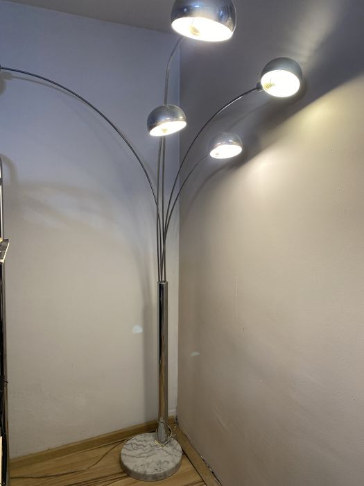 Lampa podłogowa łukowa Vintage- skandynawski desing - ŚWIĄTECZNA PROMO