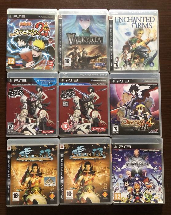 Sony PlayStation 3: Mortal Kombat, Tekken Persona Folklore Kkller is Dead, UFC Valkiria Fight Night Champion, Asuras Wrath Catherine Soul Calibur