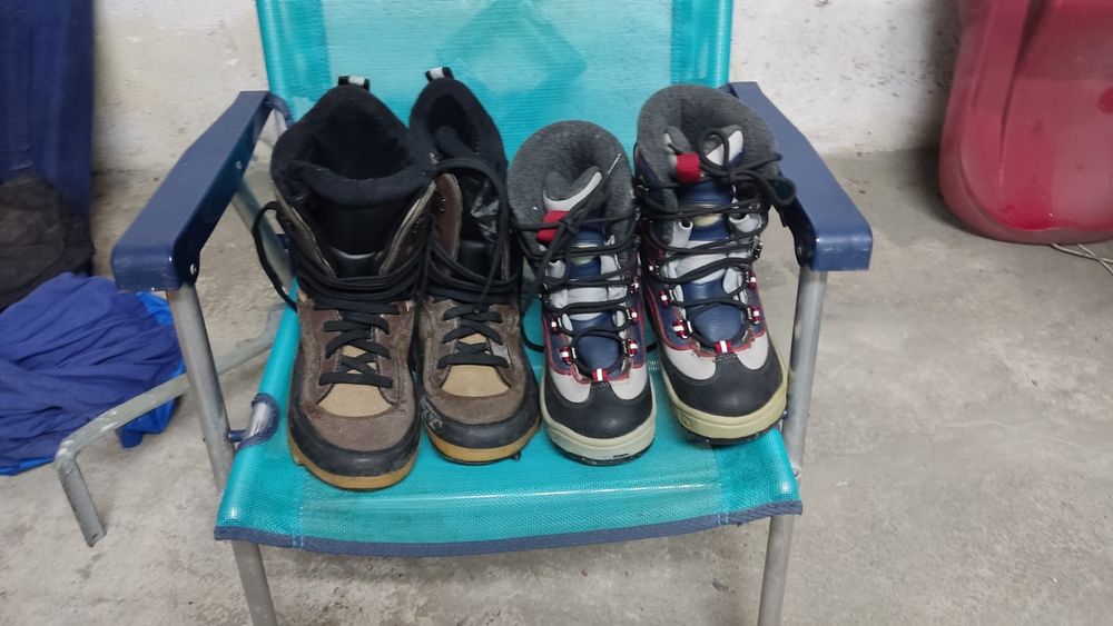 Botas para a neve