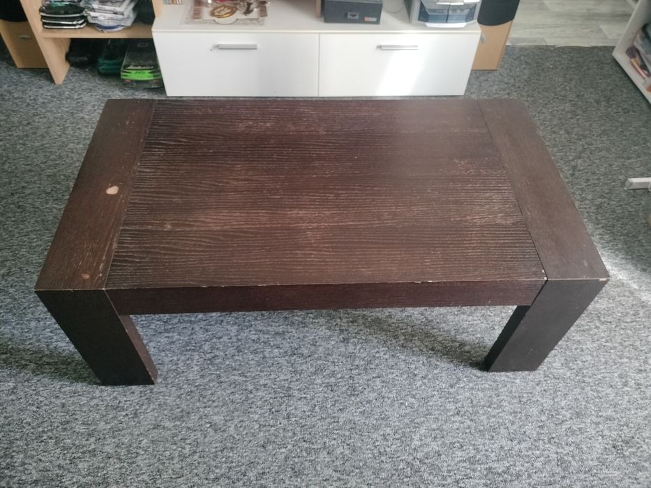 Ława stół stolik Black Red White