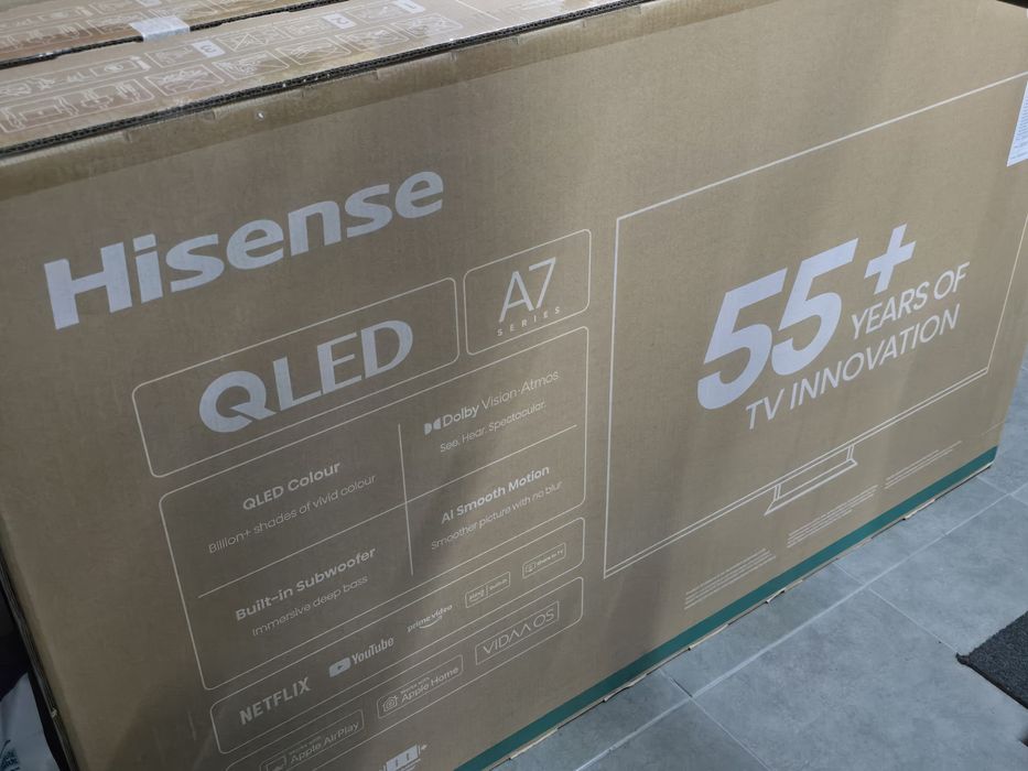55" Hisense A7 Series tv qled nova