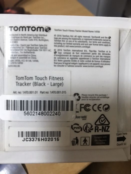 Monitor de Fitness TomTom Touch Cardio + Composição Corporal