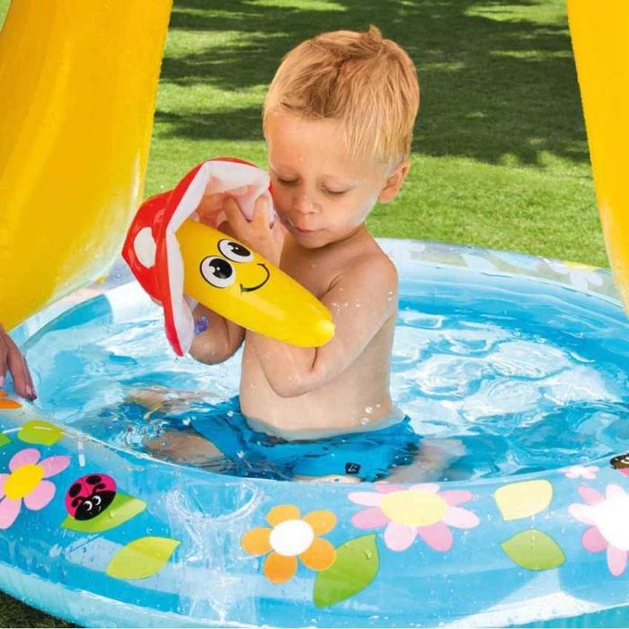 Dmuchany basen brodzik dla dzieci w kształcie muchomorka INTEX