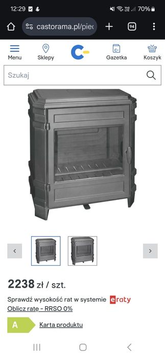 Piec kominkowy Vosges