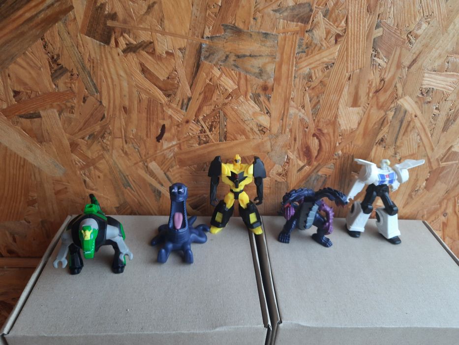 Игрушки Макдональдс Марио Смурфики Черепашки Миньоны трансформеры