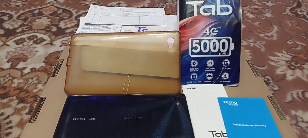 Продам Планшет: Tecno TAB 4G.