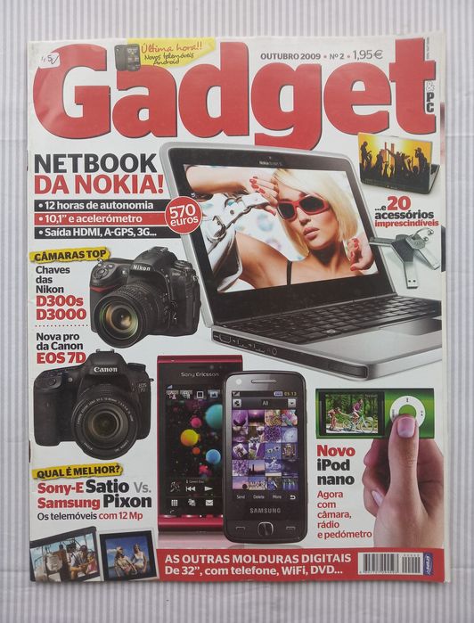 8 revistas GADGET e GADGET GAMER , interessante