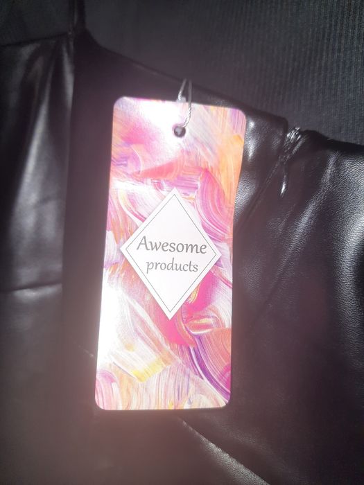 Женский костюм 2ка, сарафан, экокожа