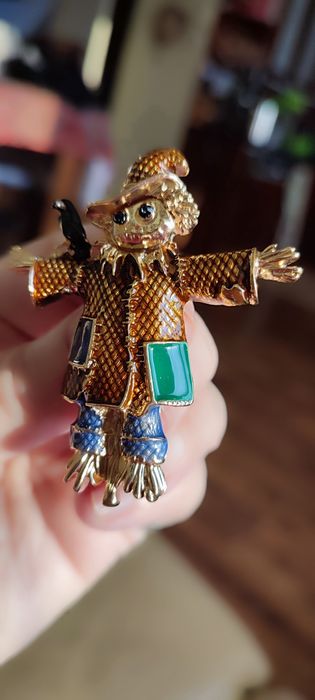 "Strach na wróble" - broszka