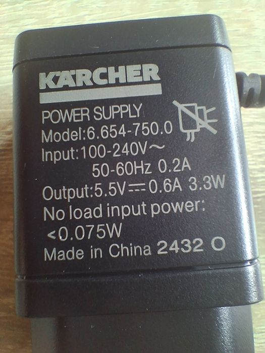Ładowarka do Myjek Karcher z serii WV nowa,oryginał