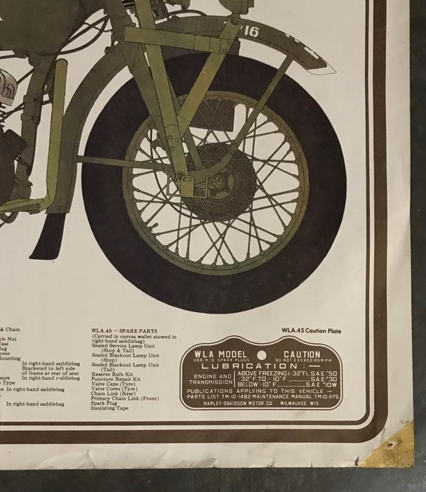 HARLEY DAVIDSON.Militaria,1942