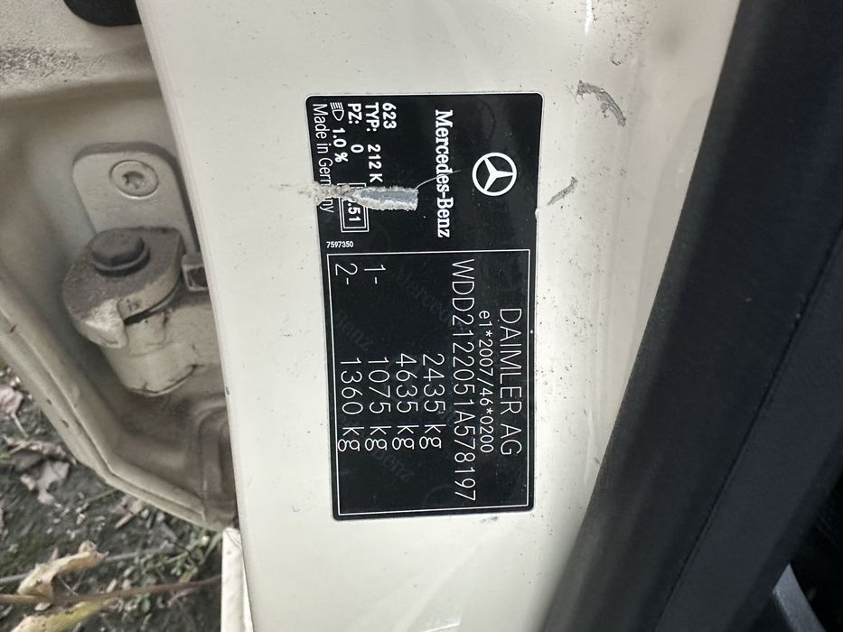 Мерседес W212 2.2